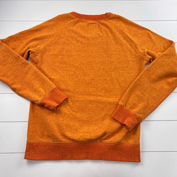 Fox Racing Women's Orange Crewneck Sweatshirt Shirt Size Medium Front Pocket - Picture 2 of 6